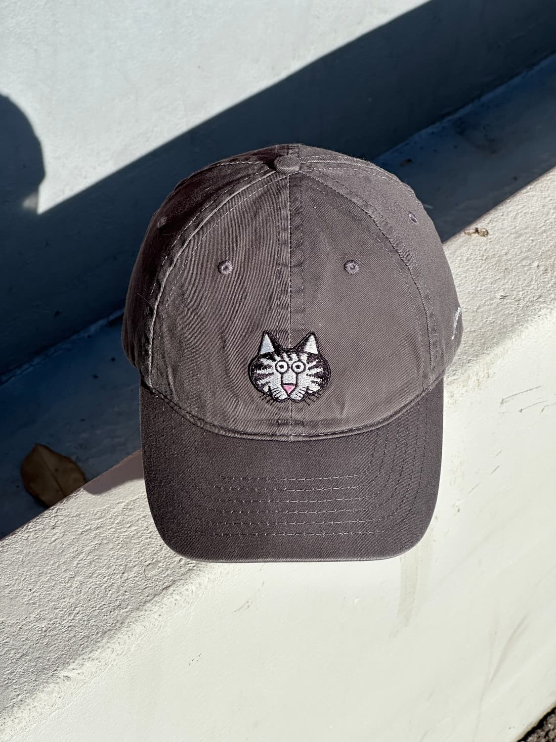 [M-L] 크레이지 셔츠 고양이 로고 볼캡 모자 상품이미지1