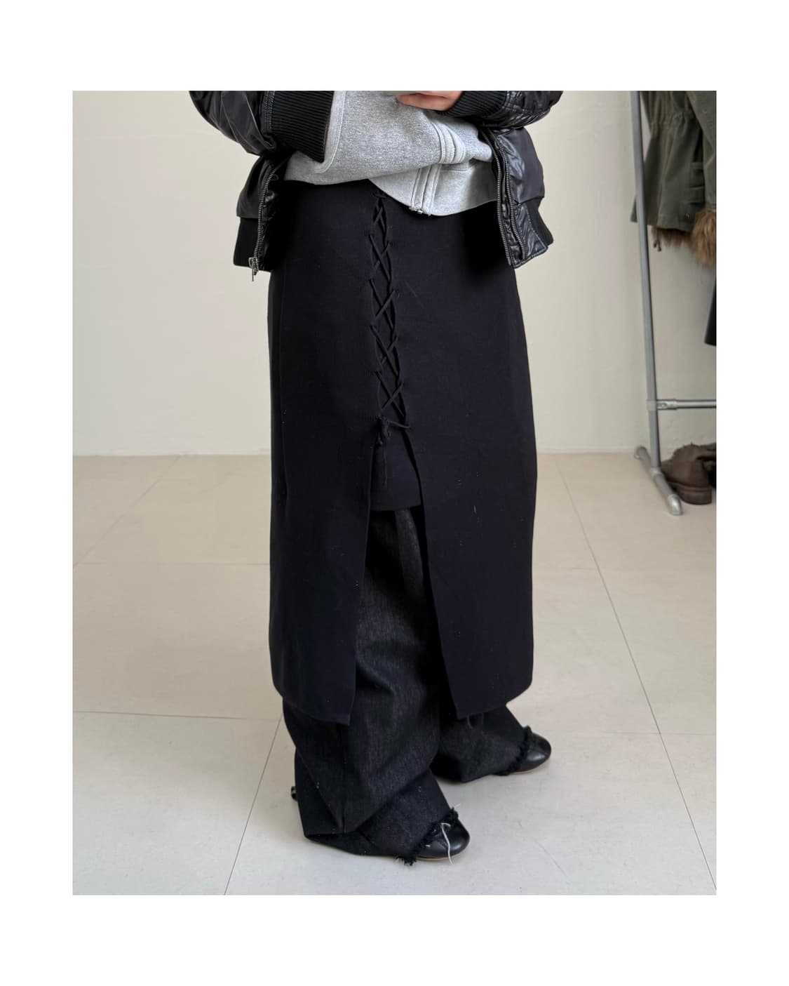 빈티지 레이어드 스커트 상품이미지2