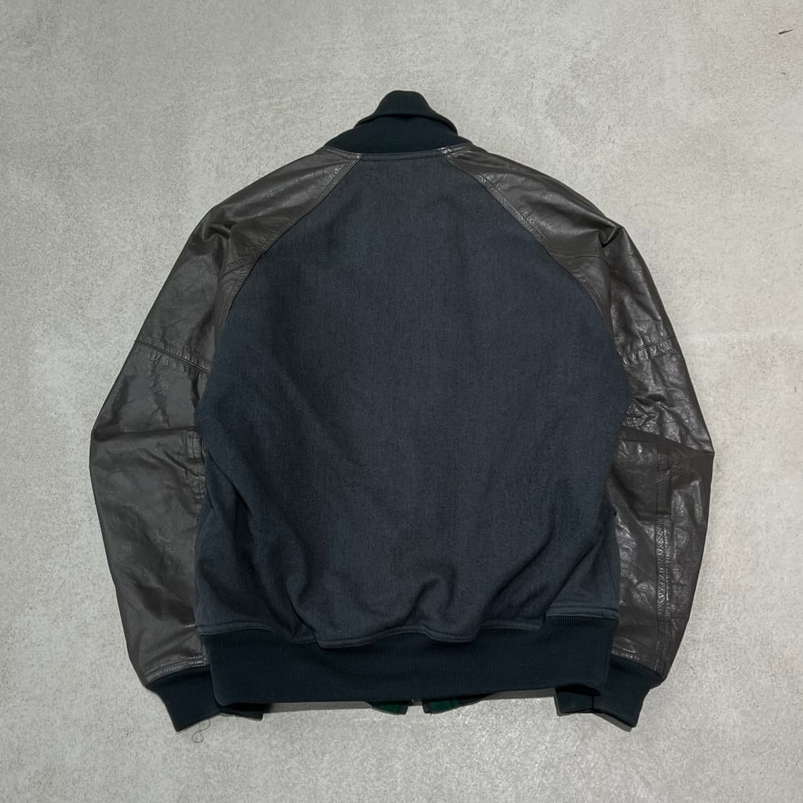 맨즈비기 레더소매 바시티자켓 s10542 상품이미지2