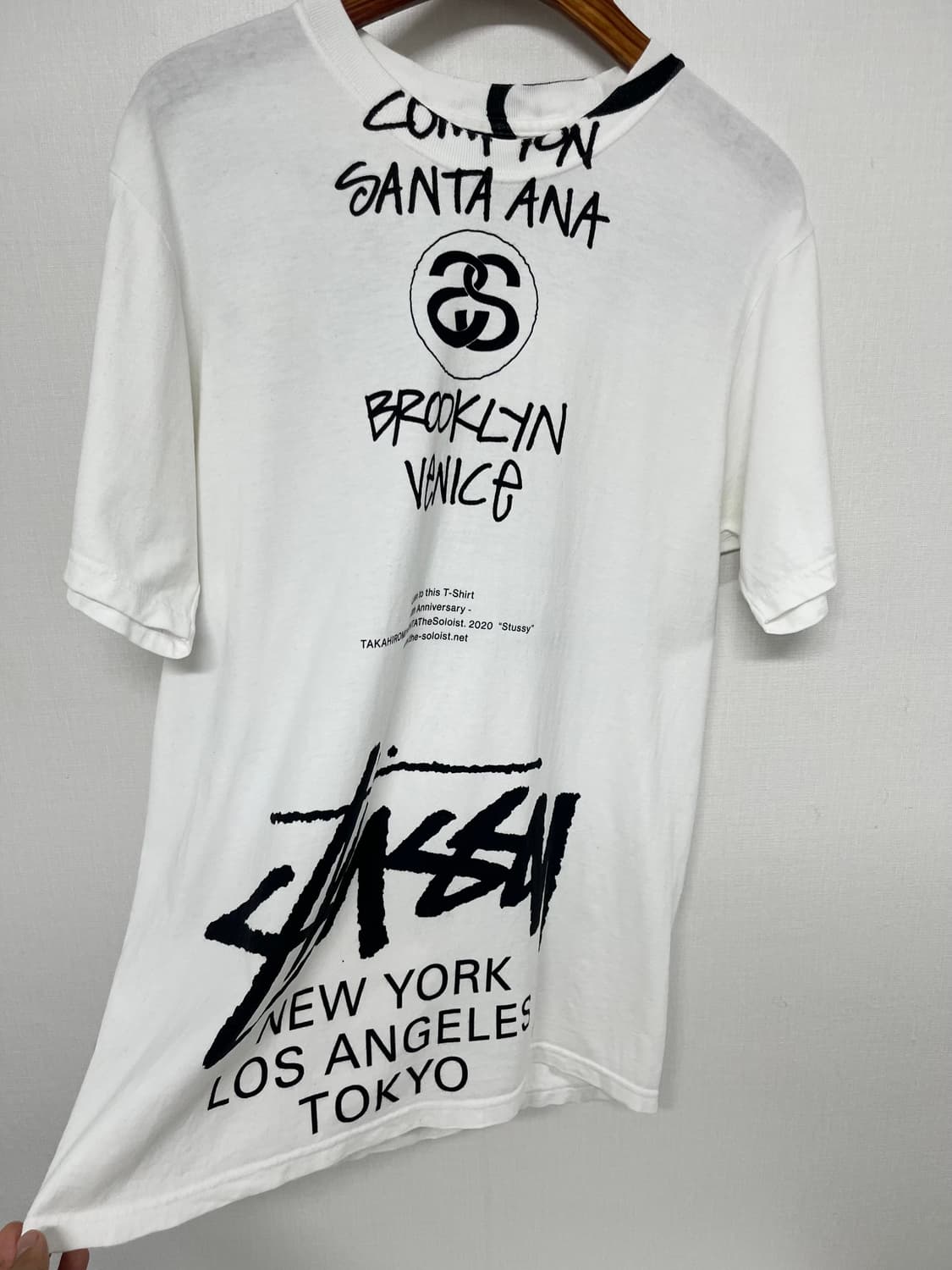 스투시 x 솔로이스트 40주년 월드투어 티셔츠 M 상품이미지3