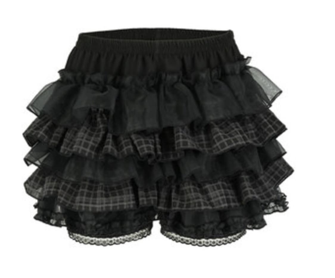 ILLIO CHECK TUTU SHORTS 상품이미지2