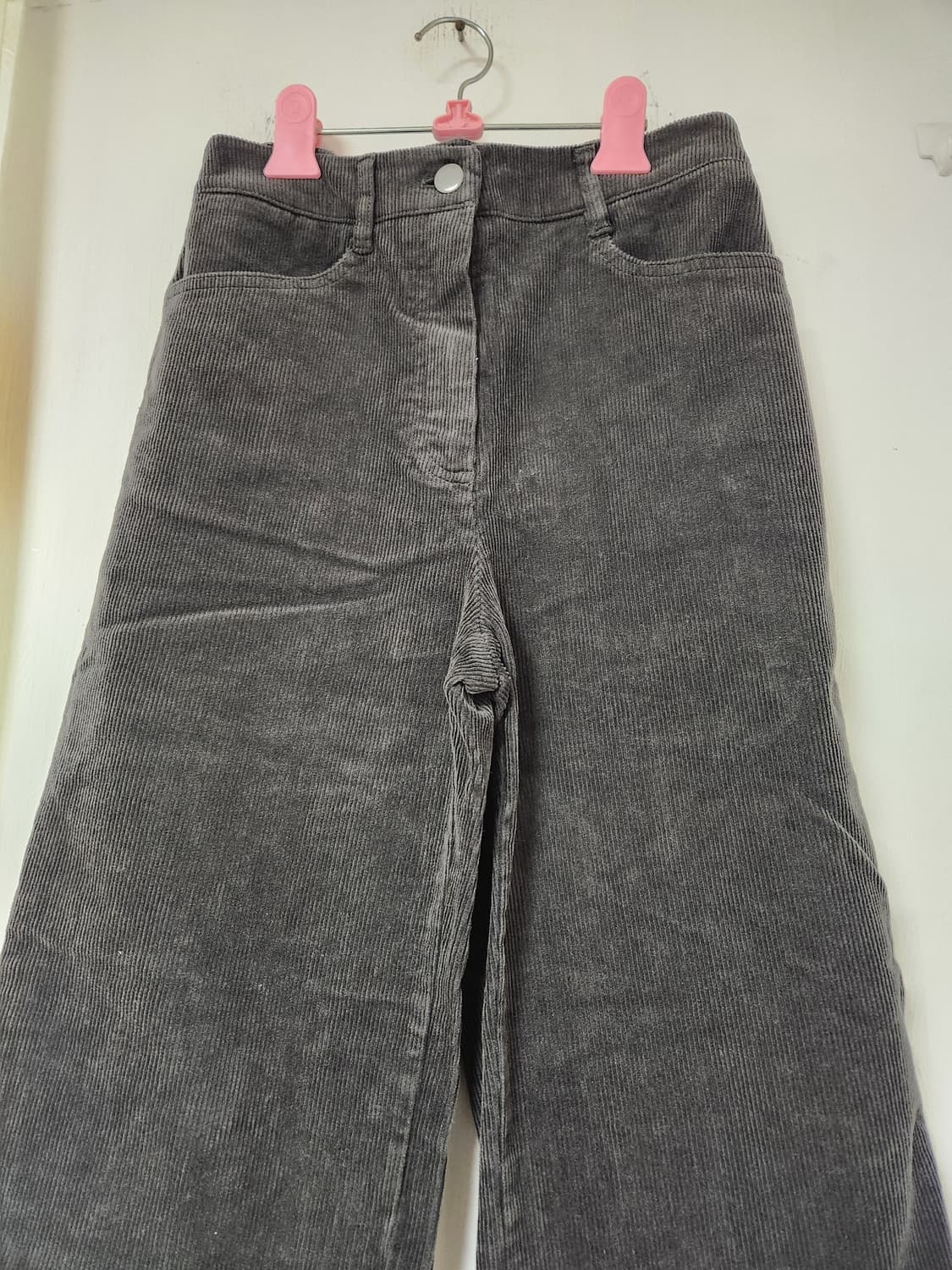 MIXXO 골덴 와이드 팬츠 블랙 24 상품이미지3