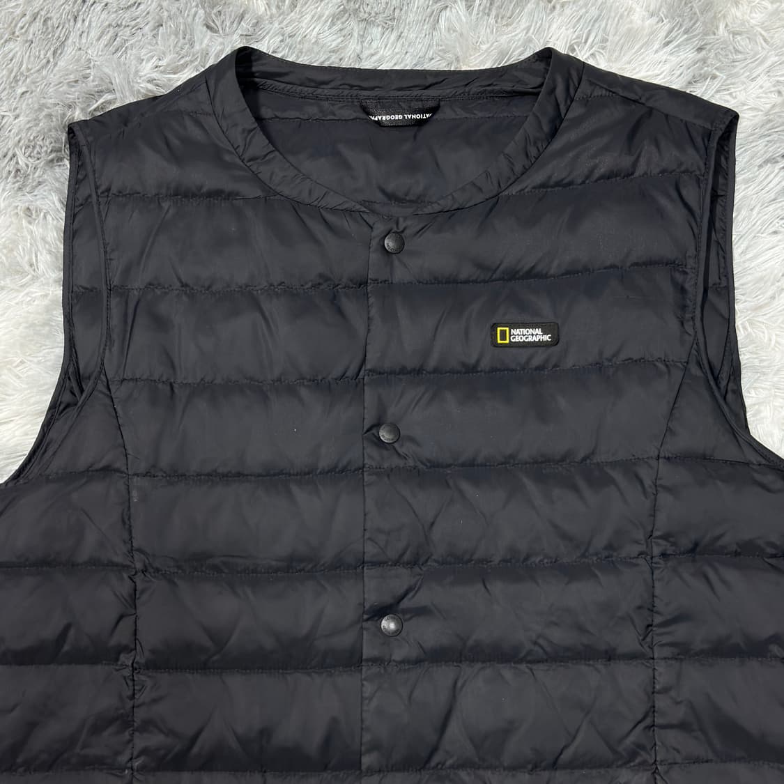 내셔널지오그래픽 경량 패딩조끼 블랙 XL 상품이미지2