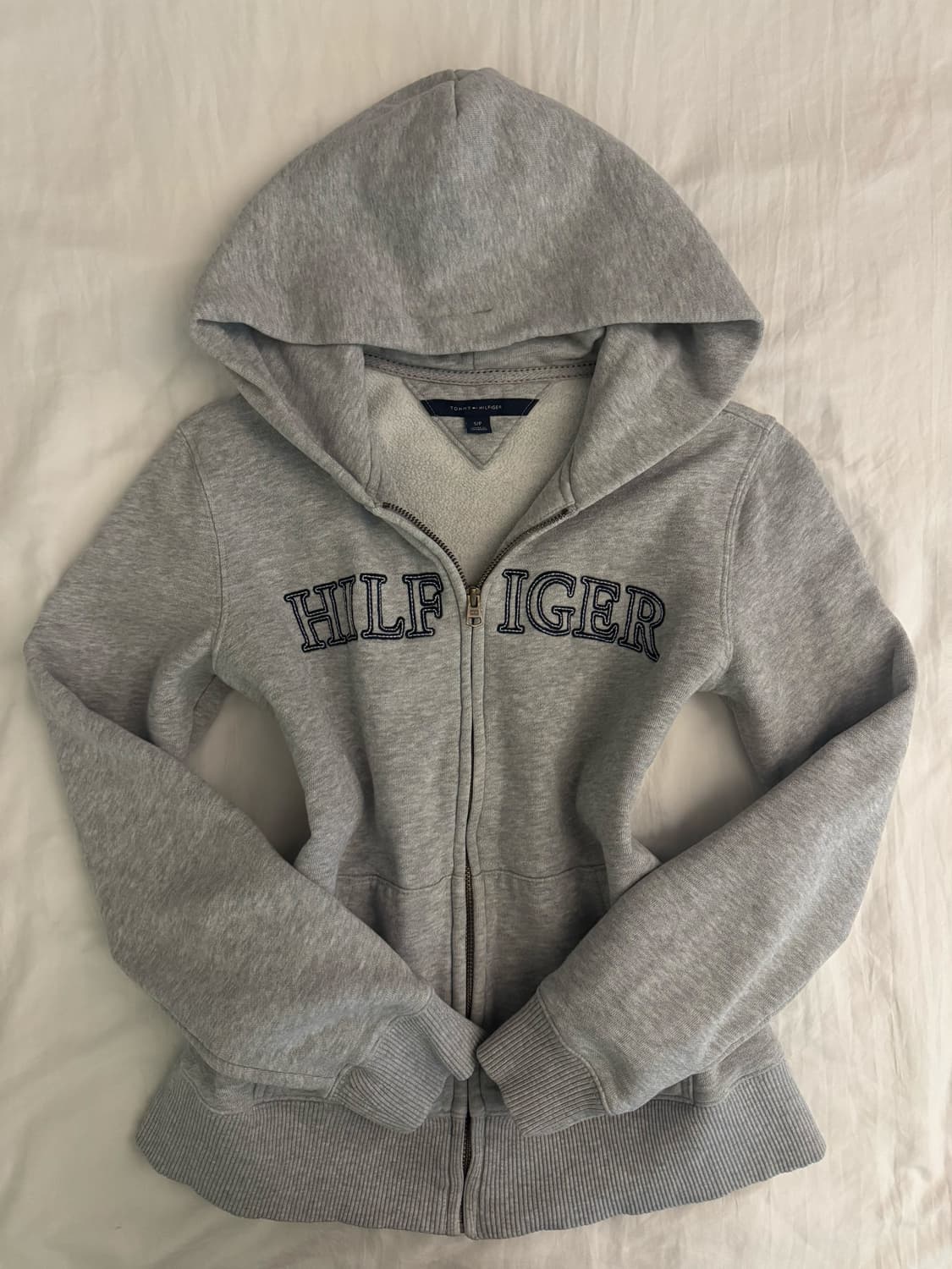 타미힐피거 그레이 후드집업 S 상품이미지1