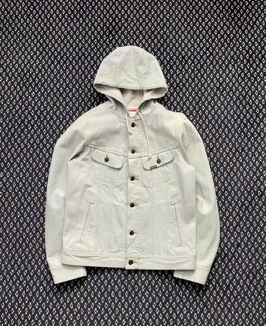 슈프림 데님 후드자켓(M) 상품이미지1