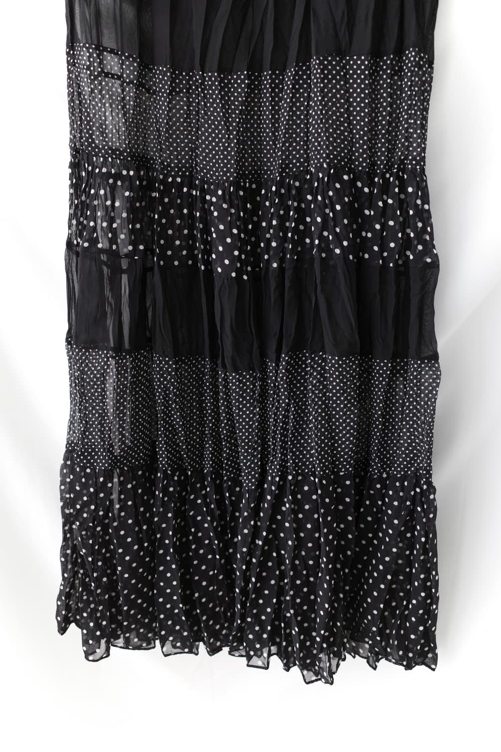 dot layered sleeveless one-piece 상품이미지5