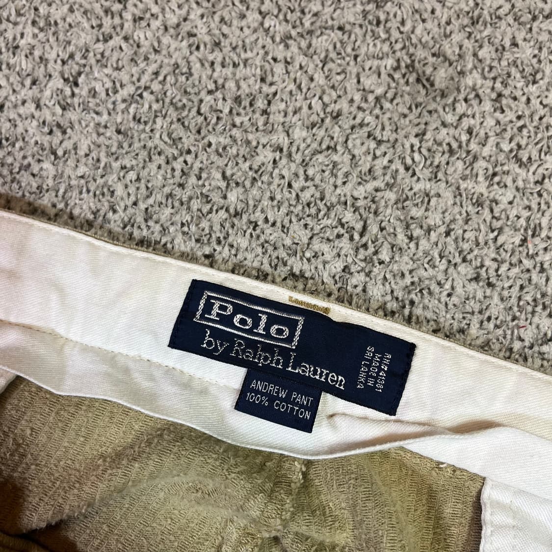 폴로 랄프로렌 코듀로이 팬츠 상품이미지3