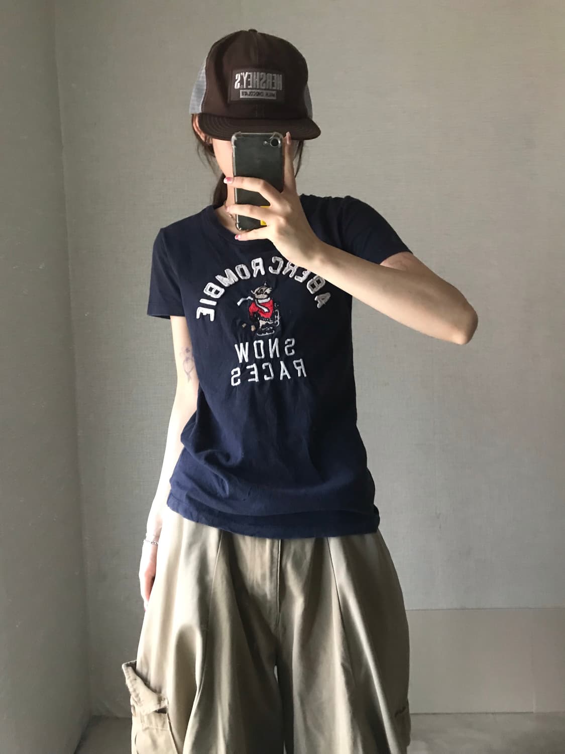 아베크롬비 슬림핏 반팔티셔츠 상품이미지3