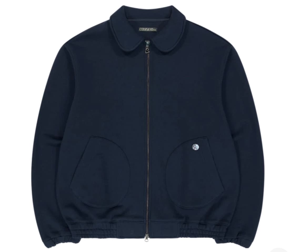 코이세이오 038 라운드 트랙 집업 네이비 상품이미지1