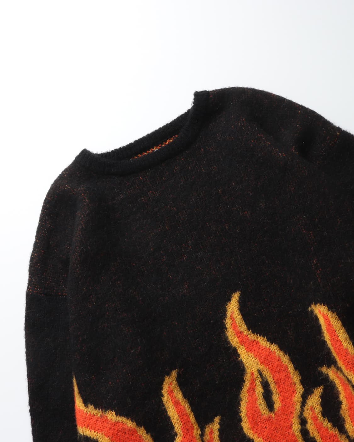 빔즈 BEAMS 7G Fire Shaggy Crewneck knit 상품이미지6