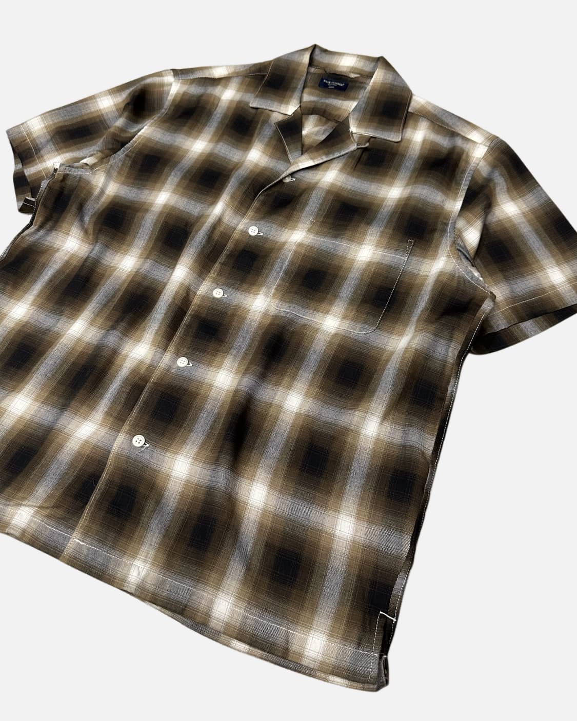 fade check open collar shirt 상품이미지3