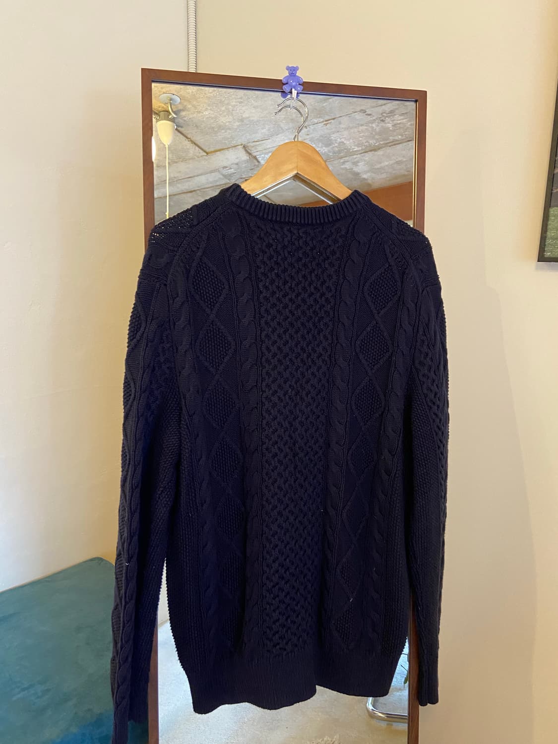 폴로 랄프로렌 네이비 케이블 니트 상품이미지6