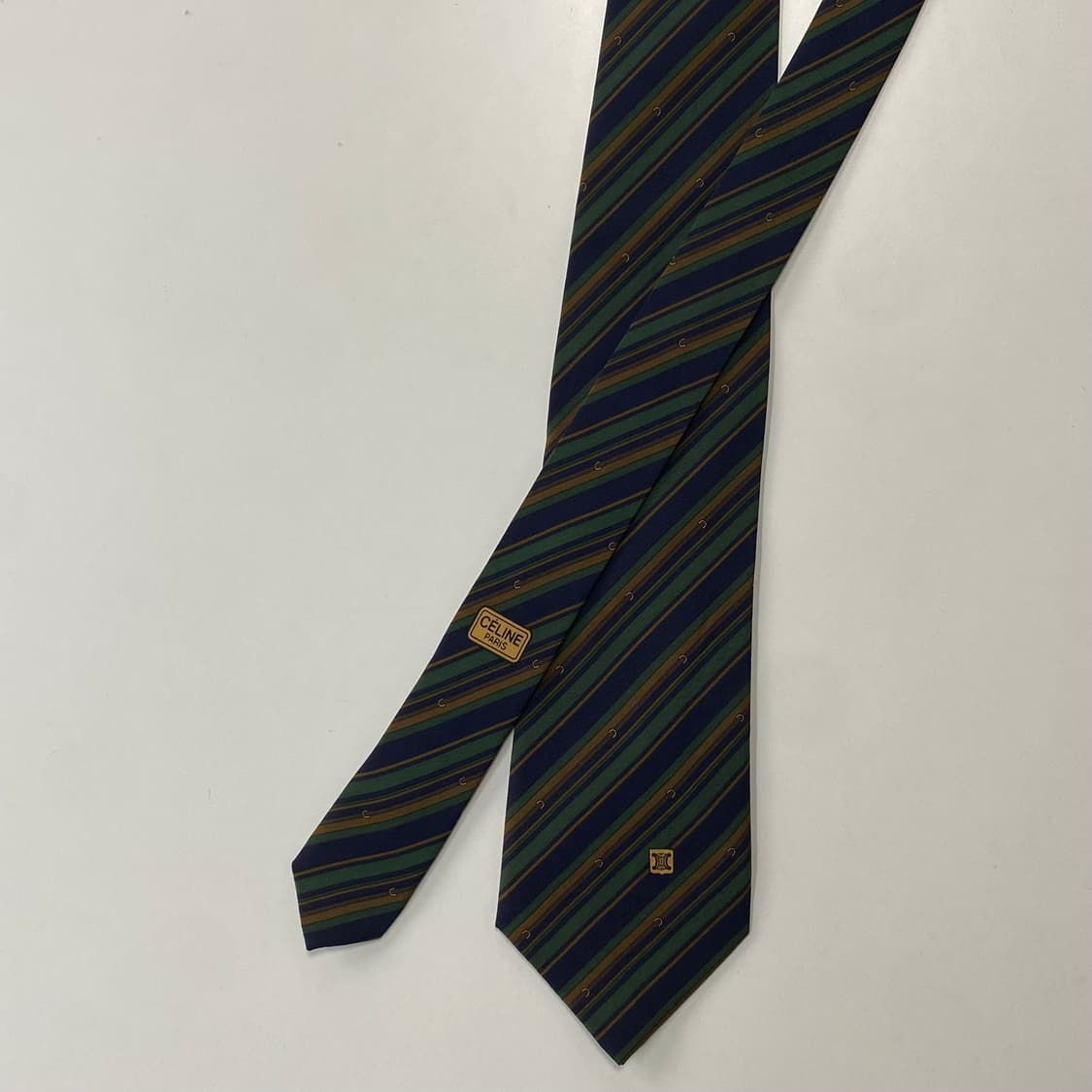 셀린느(celine) 심플로고 명품 정품 넥타이 상품이미지2