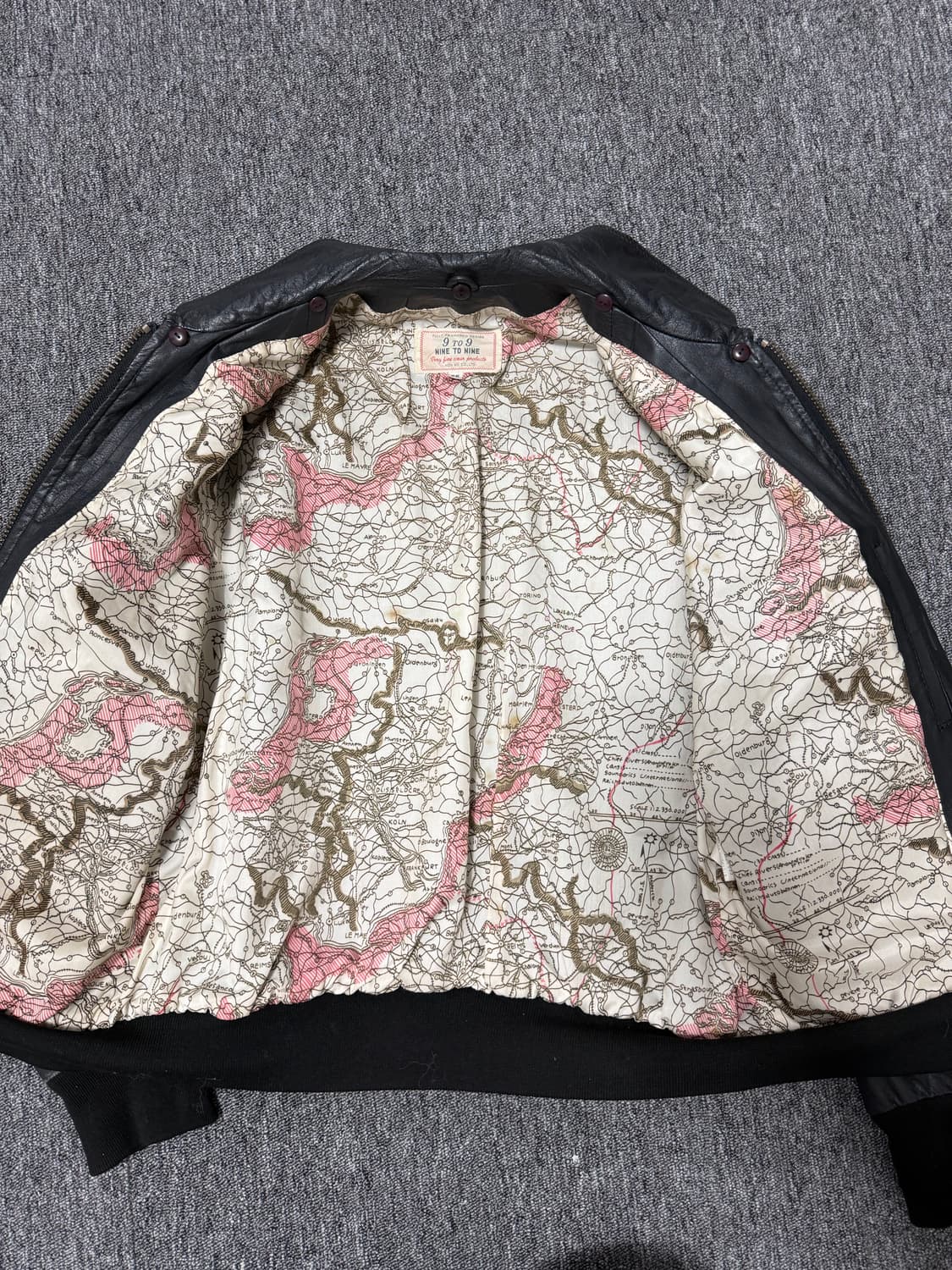 80's cow leather jacket   상품이미지6