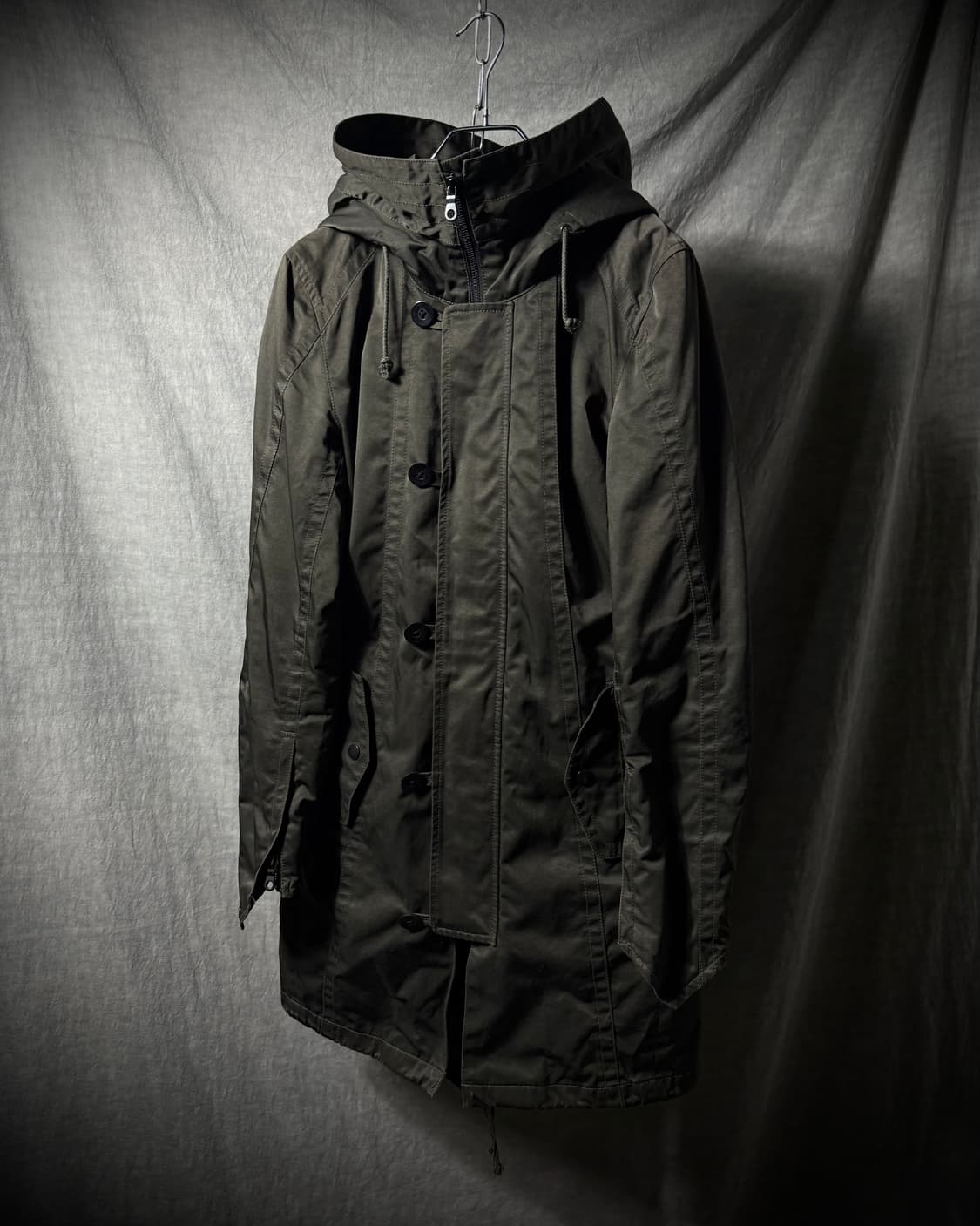 Schlüssel High-Neck Military Coat   상품이미지2