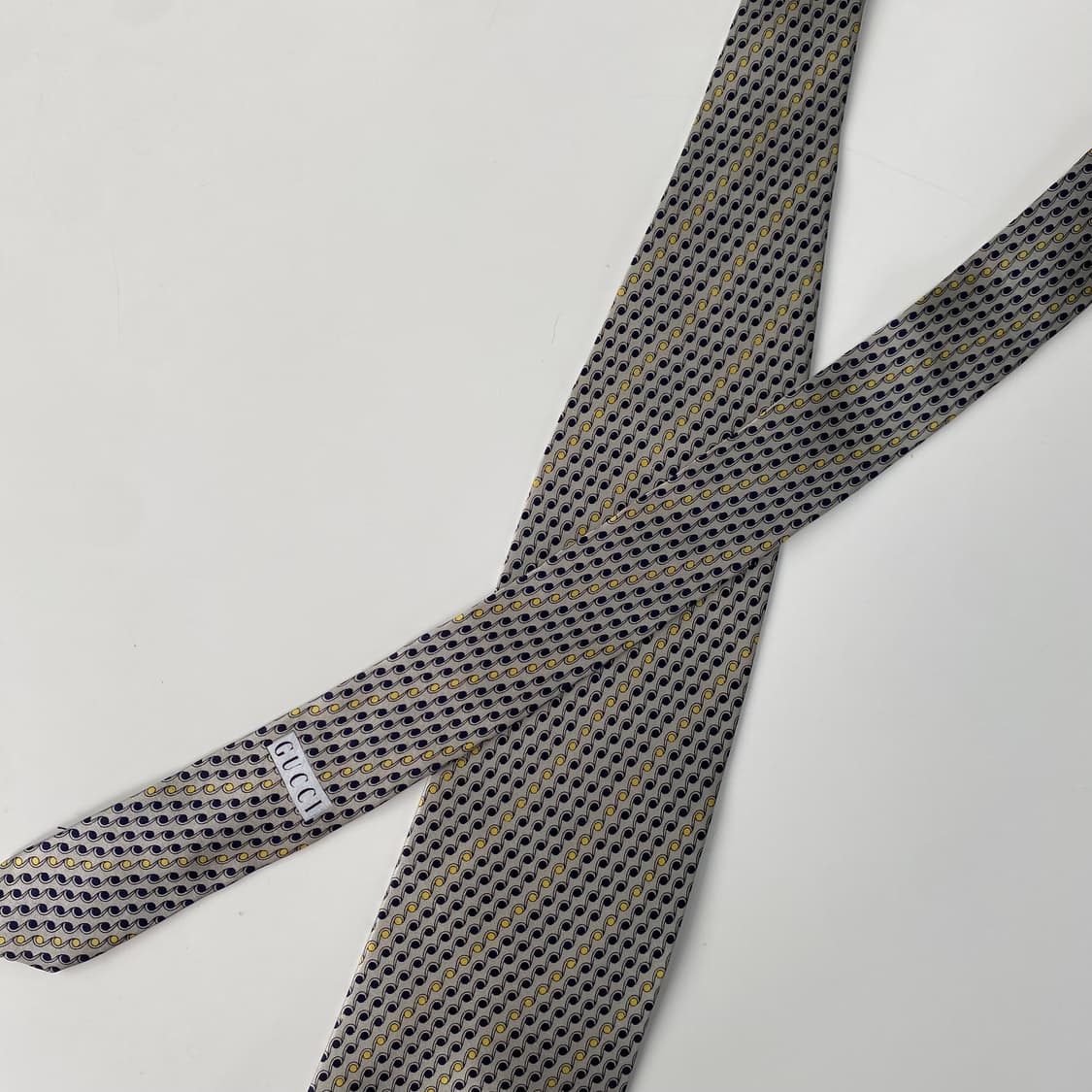 택부착 미사용품 구찌(GUCCI) 명품 정품 넥타이 상품이미지4