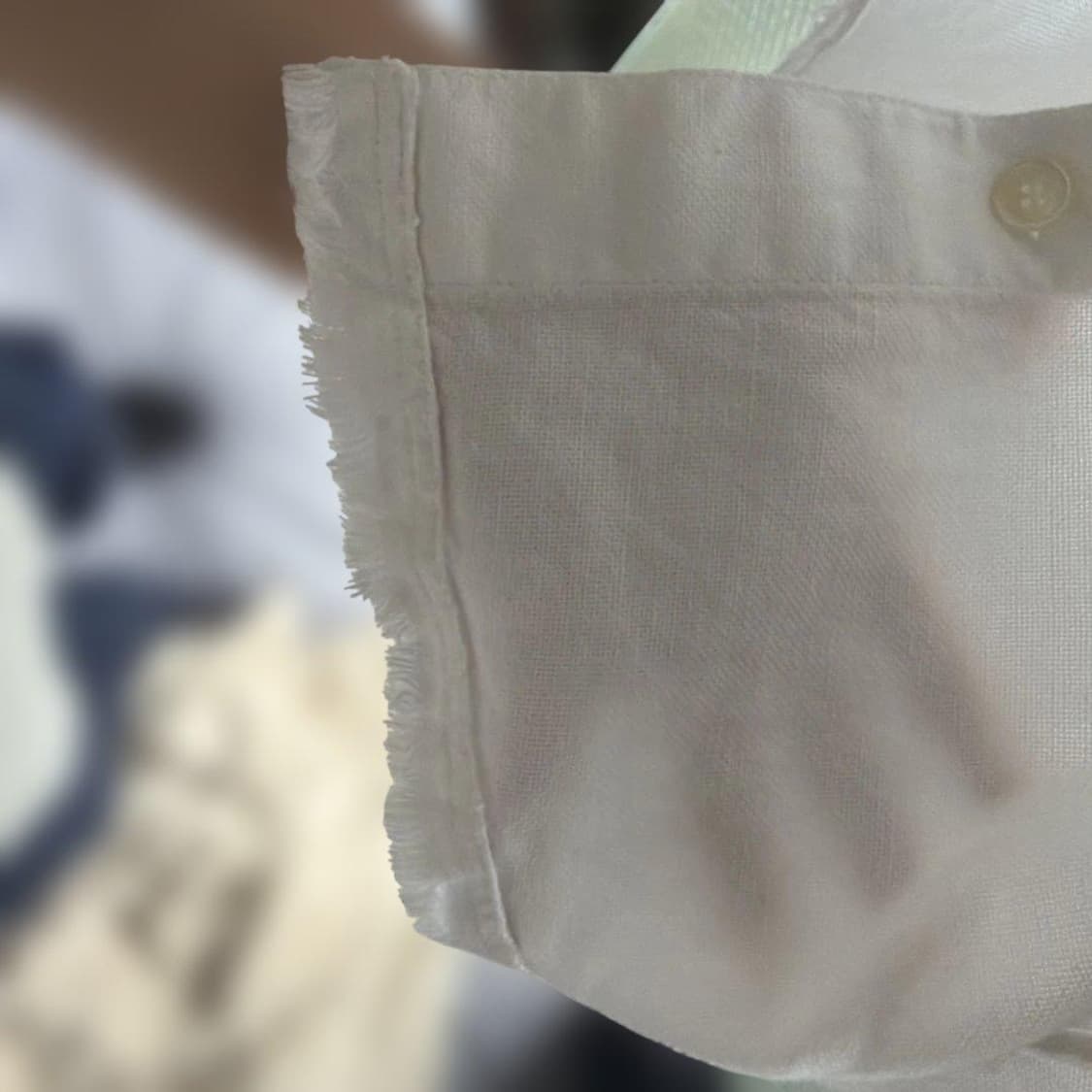 아워레가시 빅 웰딩 셔츠 화이트 오간자 상품이미지6