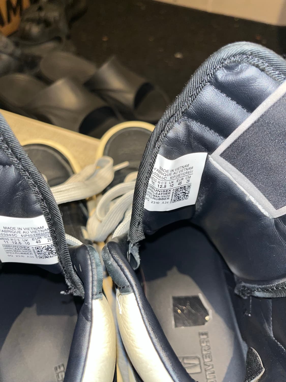 컨버스 x 릭오웬스 다크쉐도우 터보웨폰 블랙크림 상품이미지5