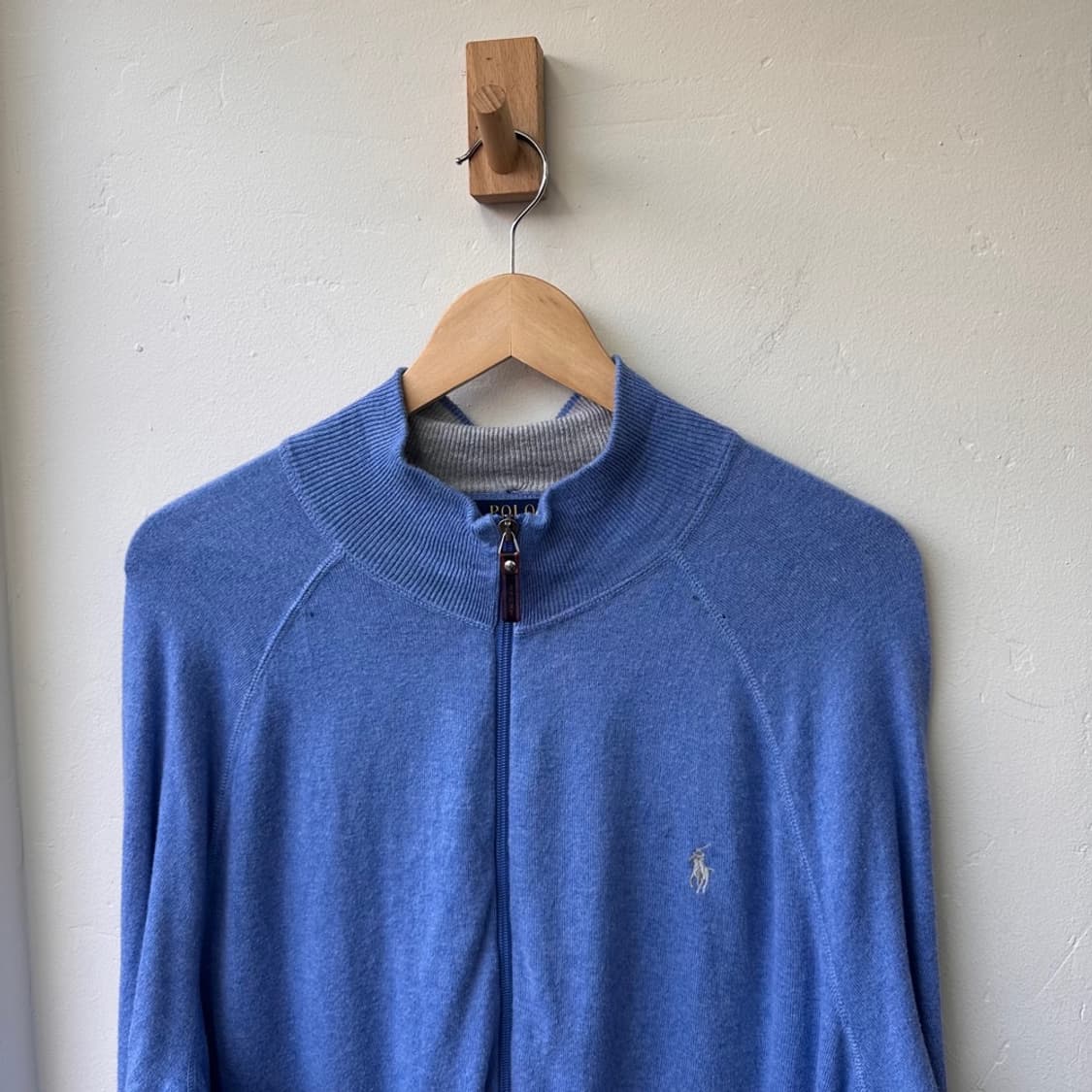 15725 - 폴로 랄프로렌 스카이블루 니트 집업 상품이미지1