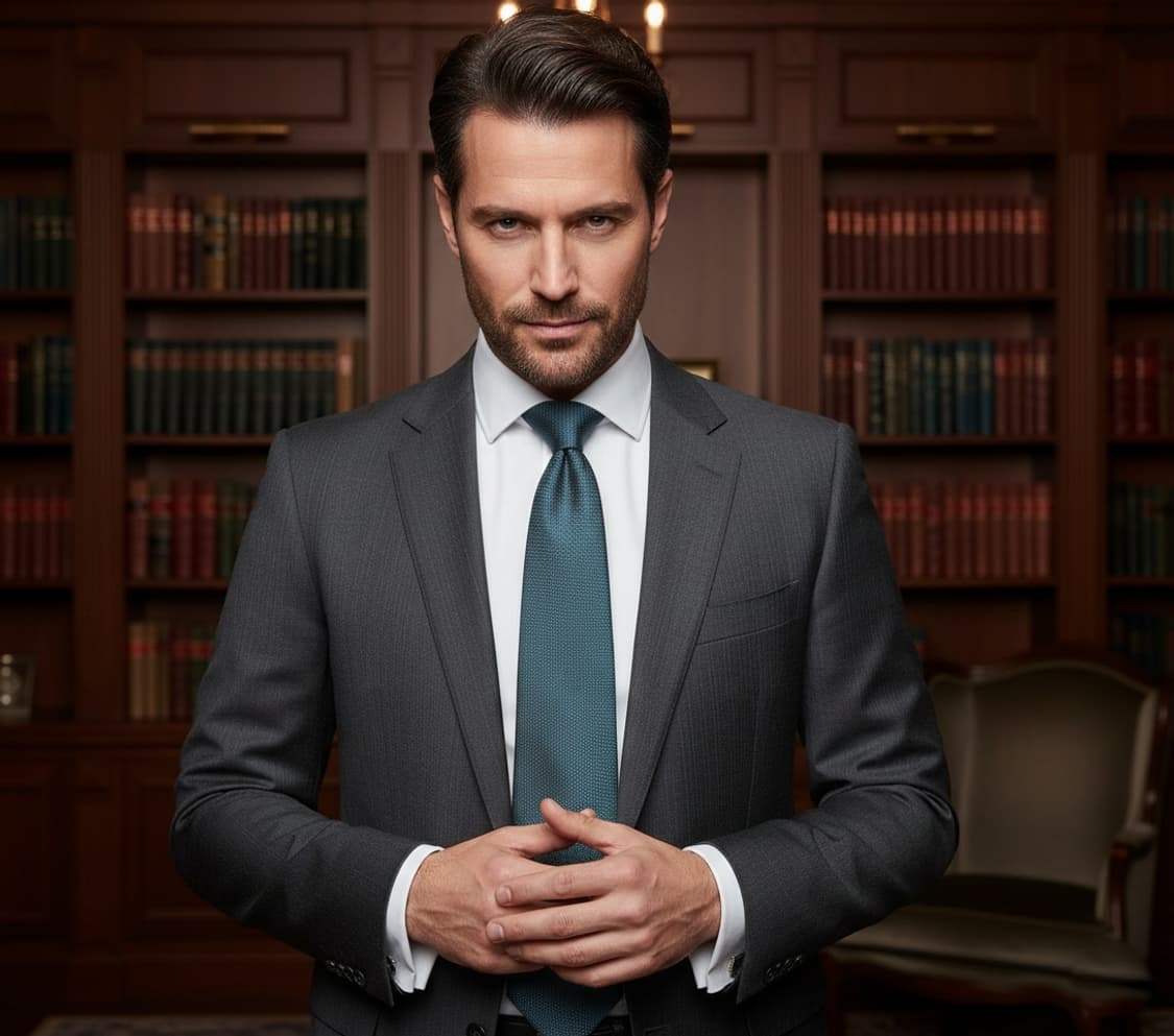 닥스(DAKS) 런던 실크 100% 넥타이 (딥그린) 상품이미지2