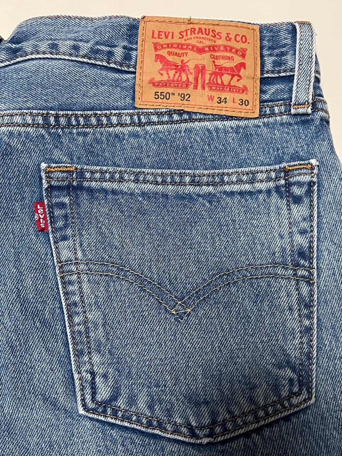 리바이스 550 ‘92 릴렉스드 테이퍼 청바지 상품이미지3