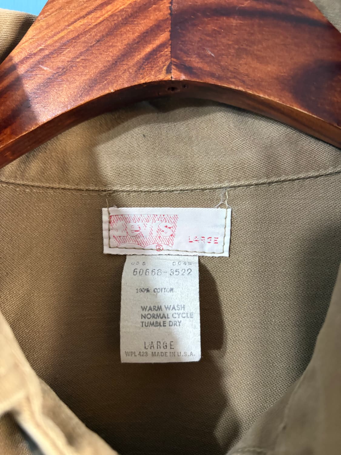 70’s USA Levis White tab  Moleskin JK 상품이미지6