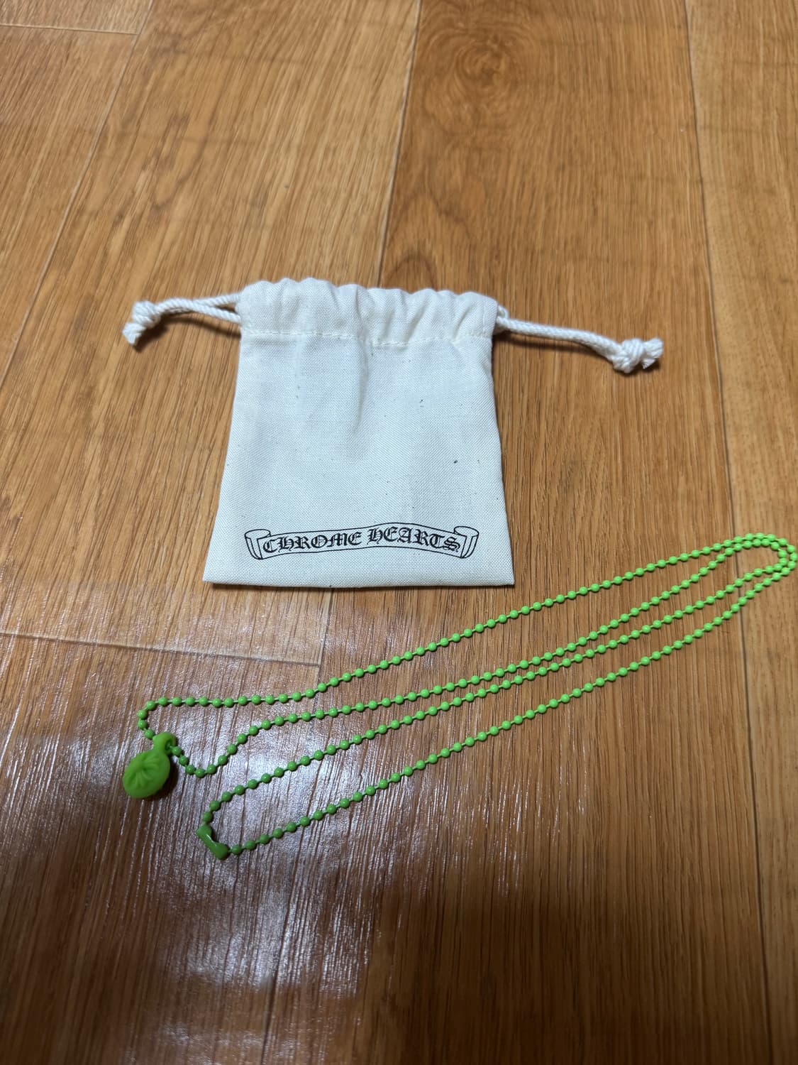 크롬하츠 실리크롬 크로스볼 펜던트 그린 2026 상품이미지1