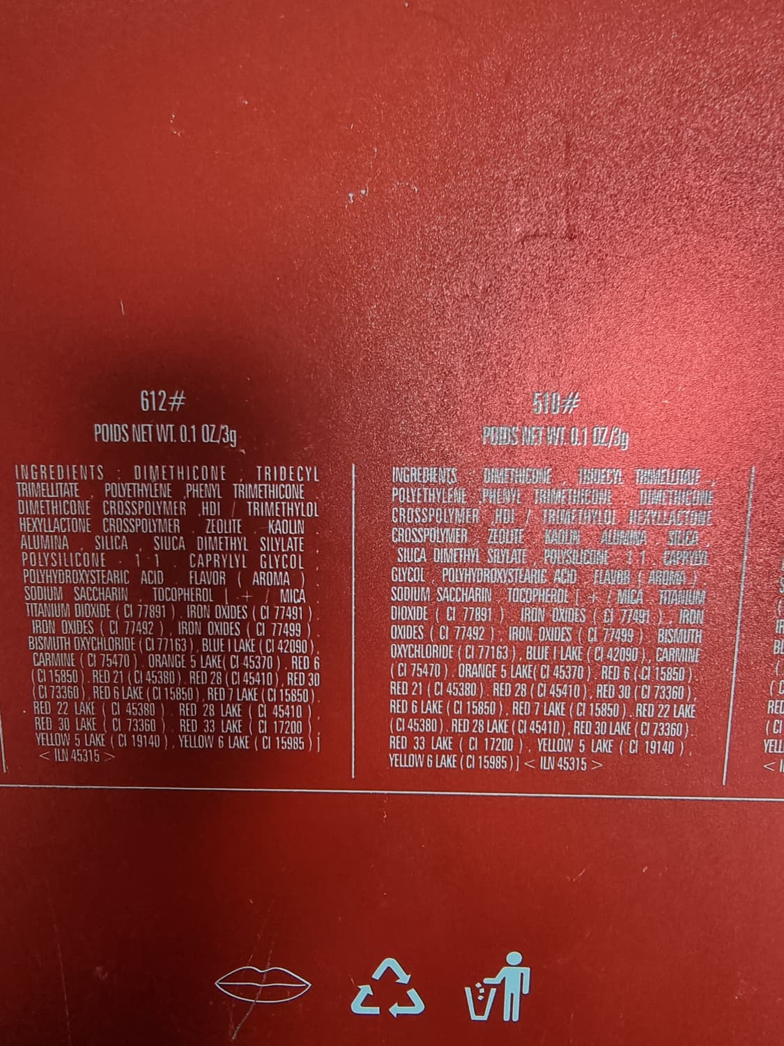 선물용)새상품)맥 립스틱 본품6개 세트 입니다. 상품이미지3