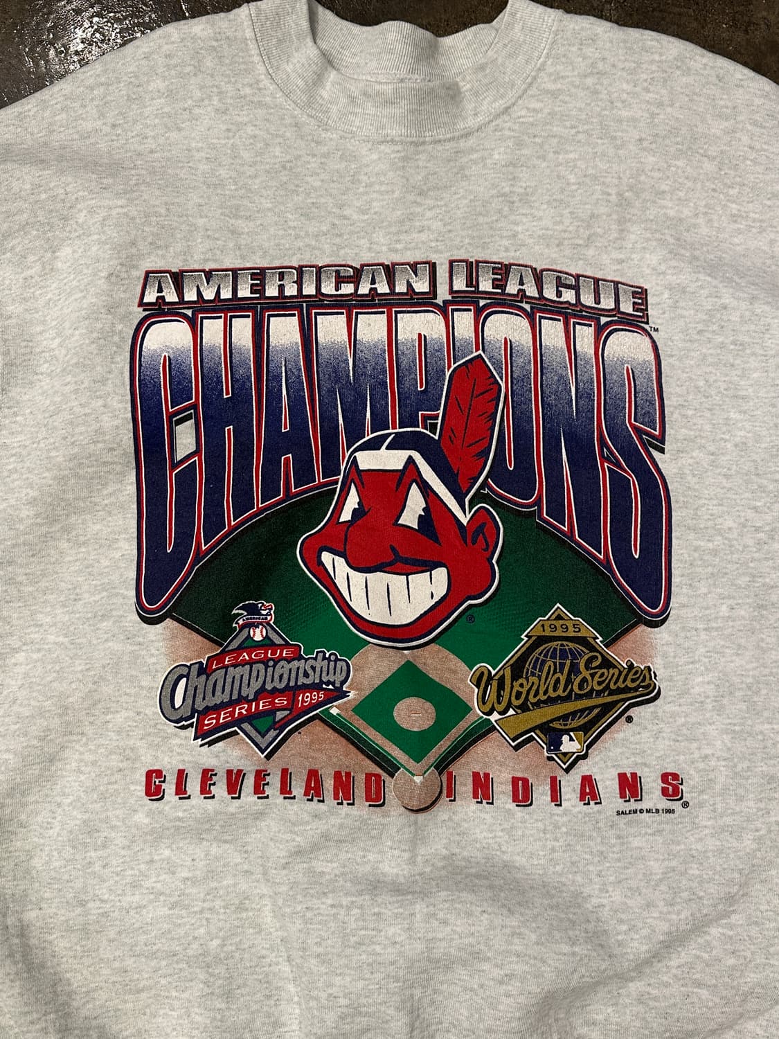 90s made in USA 월드 시리즈 베이스볼 챔피온 스웻셔츠 XL 상품이미지3