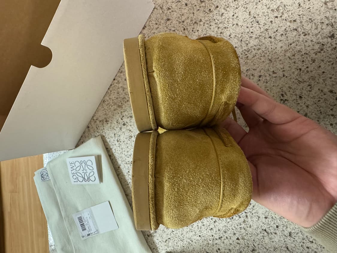 로에베 브라운 스웨이드 보트슈즈 44 상품이미지5