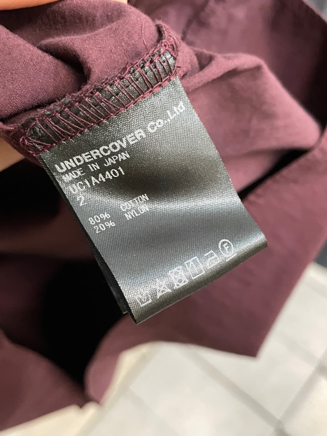 언더커버 하프 버튼 업 셔츠  상품이미지5