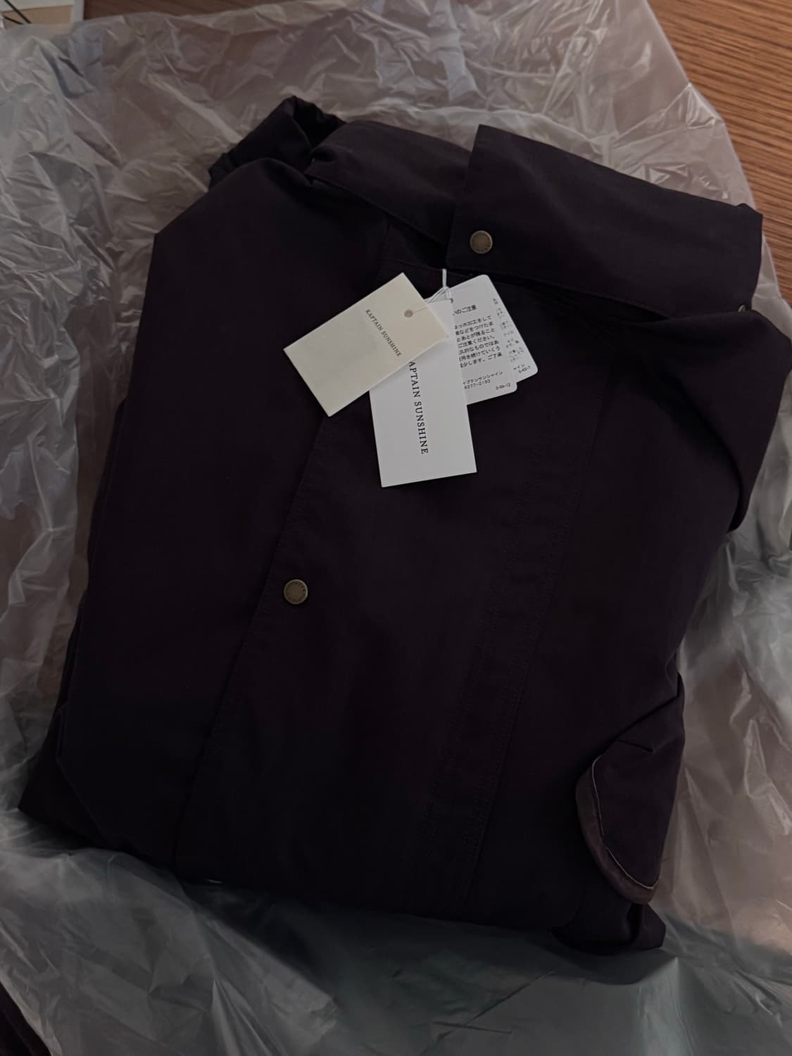 26SS 캡틴선샤인 헌터자켓 에스프레소 새상품 상품이미지1