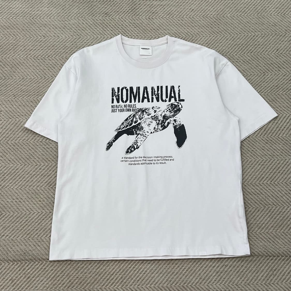 노메뉴얼 프린팅 반팔티 r3316 상품이미지1