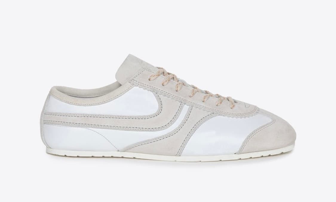 [37,38,41,42,43]드리스반노튼 25fw스웨이드 스니커즈/화이트 상품이미지3