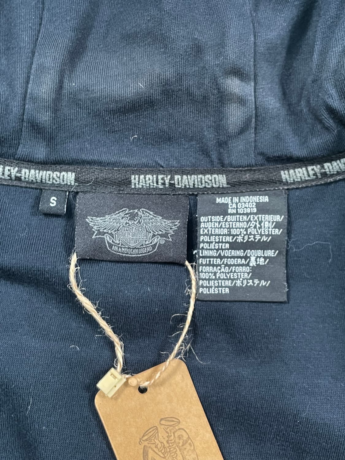 할리 데이비슨 올 오버 프린팅 스웻후드집업 상품이미지8