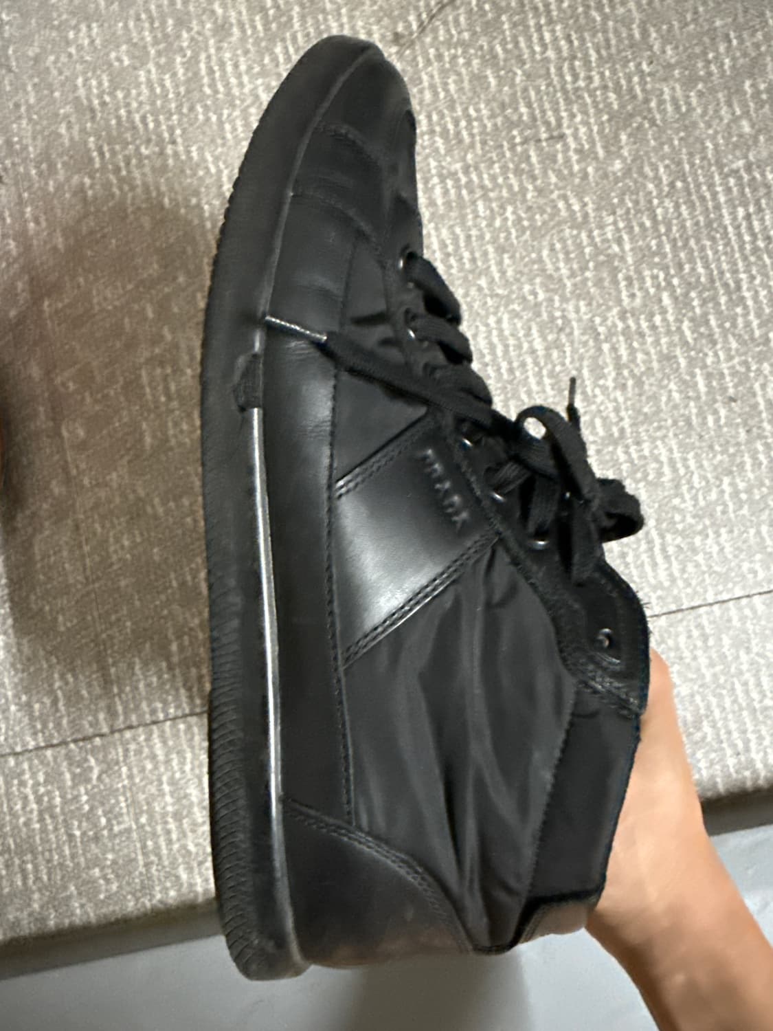 빈티지 프라다 하이탑 (270) 아웃솔파손 상품이미지2