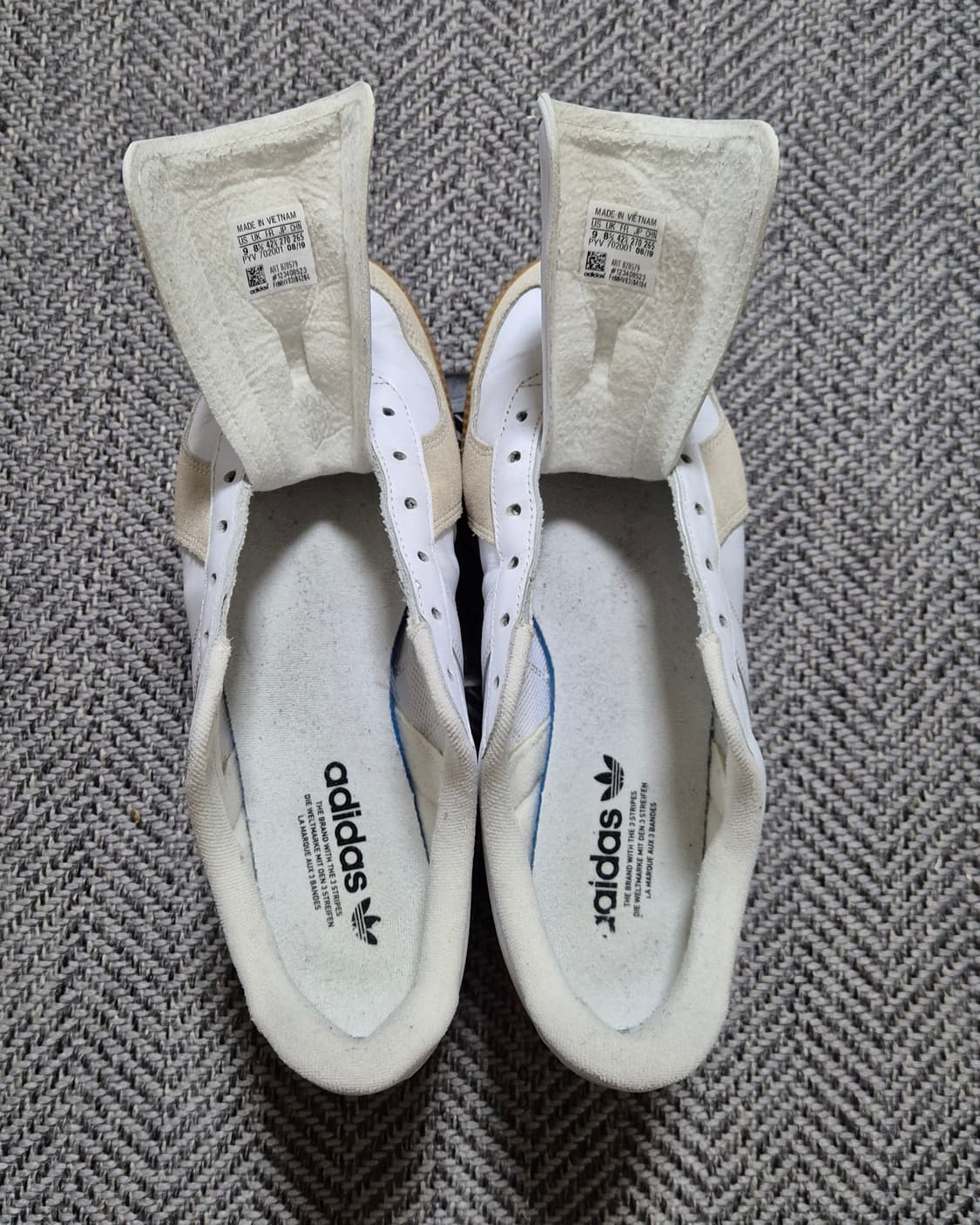 아디다스 독일군 스니커즈 화이트 270 상품이미지5