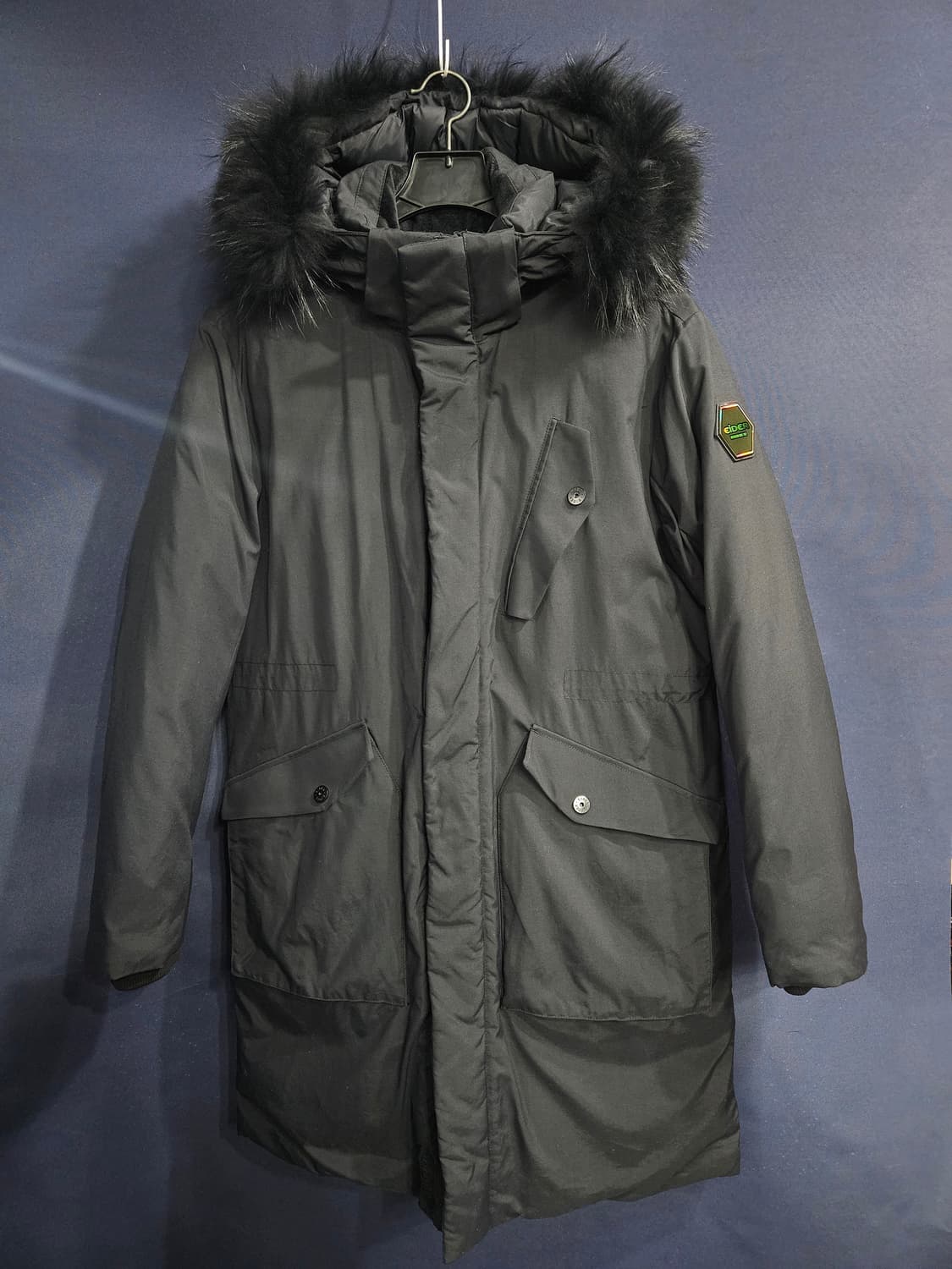 아이더 블랙컬러 남성 105 구스다운 롱패딩  상품이미지1