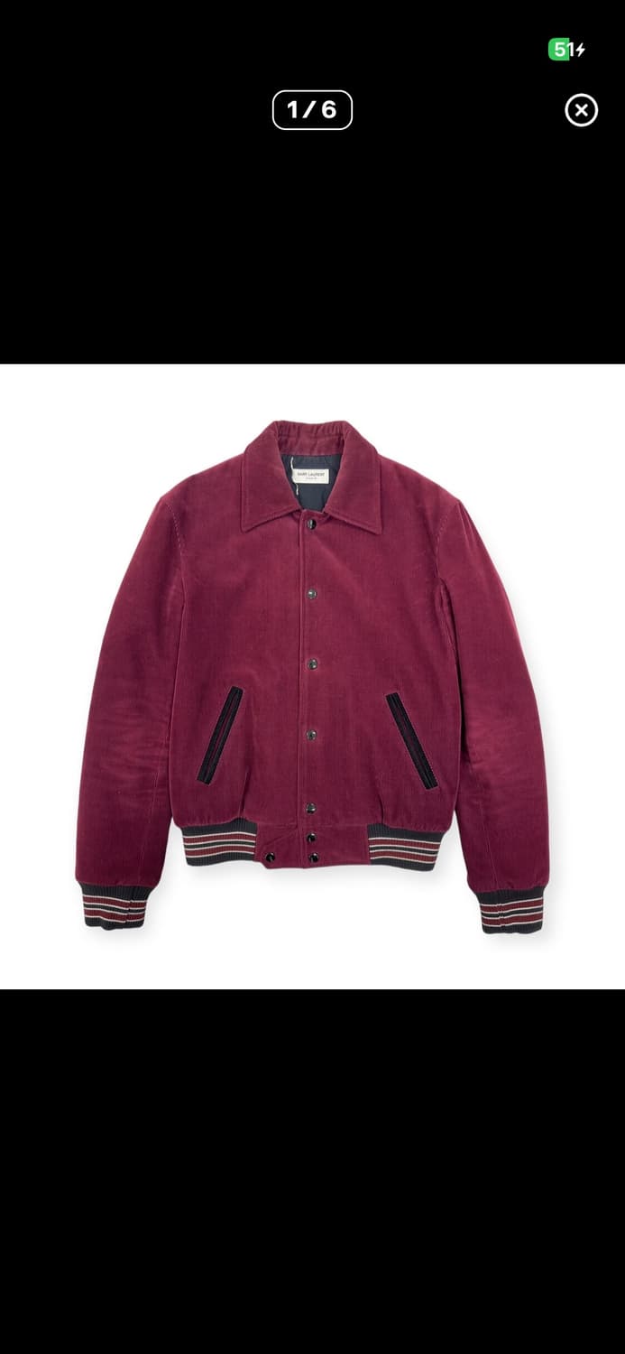 생로랑 바시티 자켓 상품이미지1