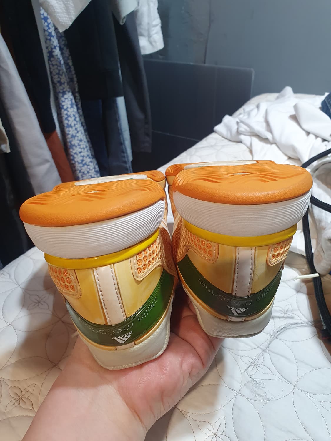 아디다스 스텔라 맥카트니 테니스화 오렌지 235mm 상품이미지5