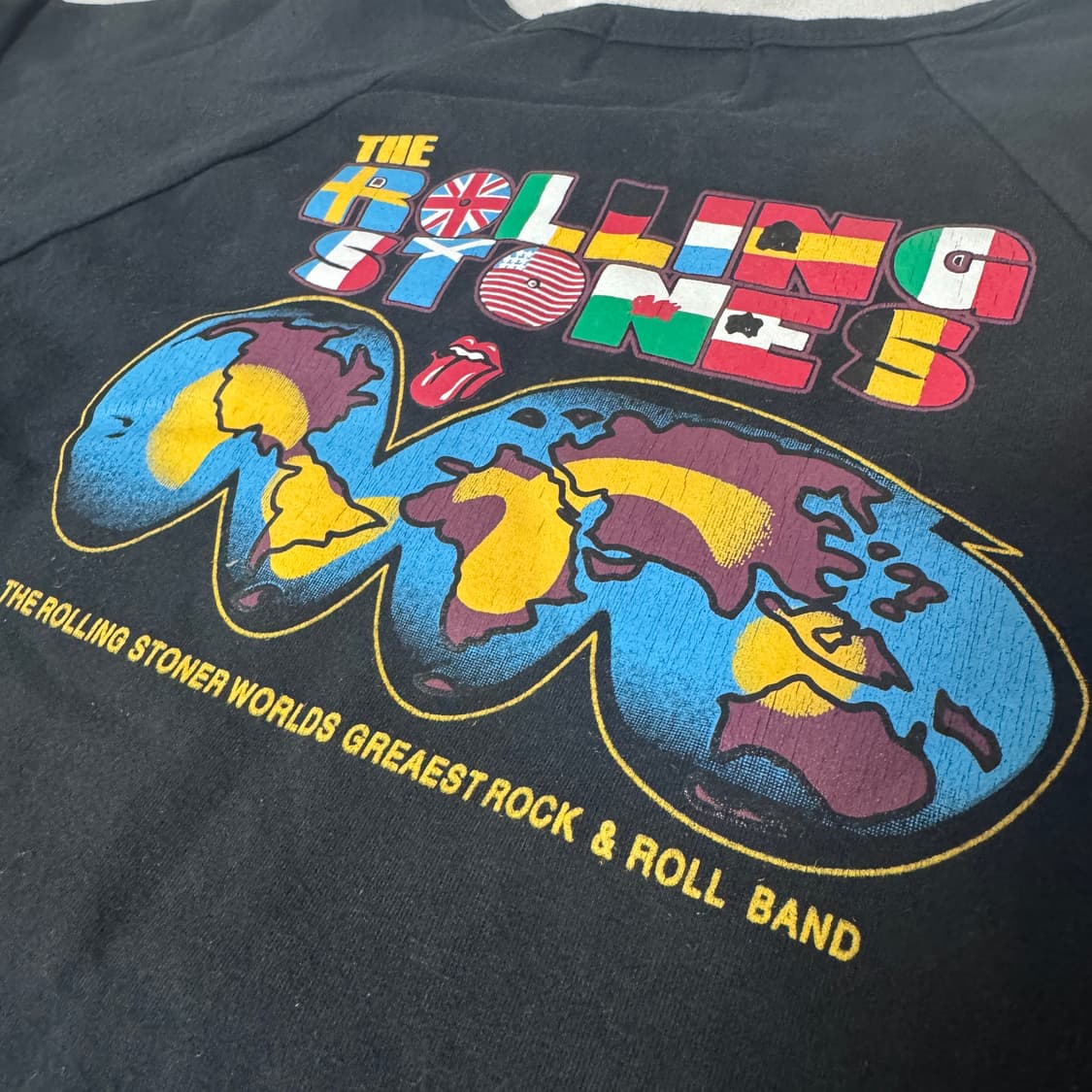 롤링스톤즈 World tour BROCKUM 나그랑 긴팔 밴드 티 상품이미지8