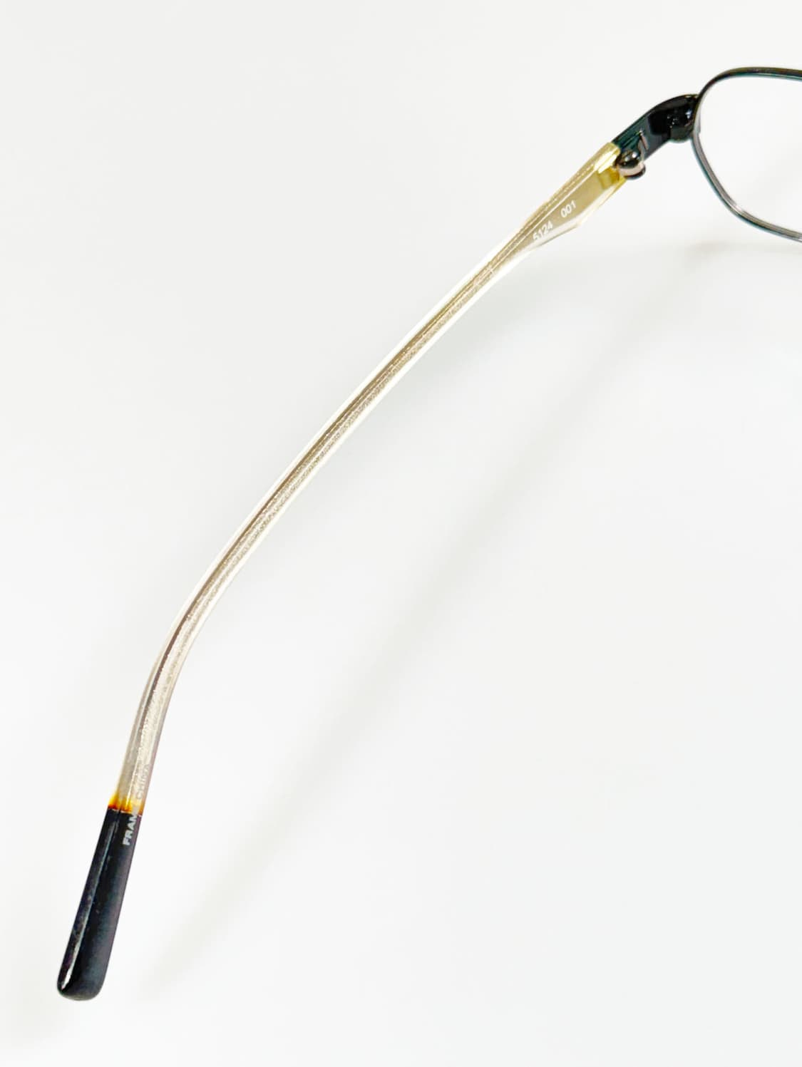 캘빈클라인 블랙 메탈 슬림 스퀘어 빈티지 안경 상품이미지7