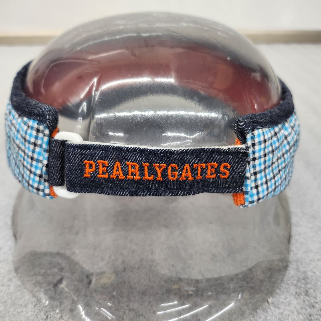 파리게이츠 국내 정품 썬캡 연청 체크 56cm 상품이미지5