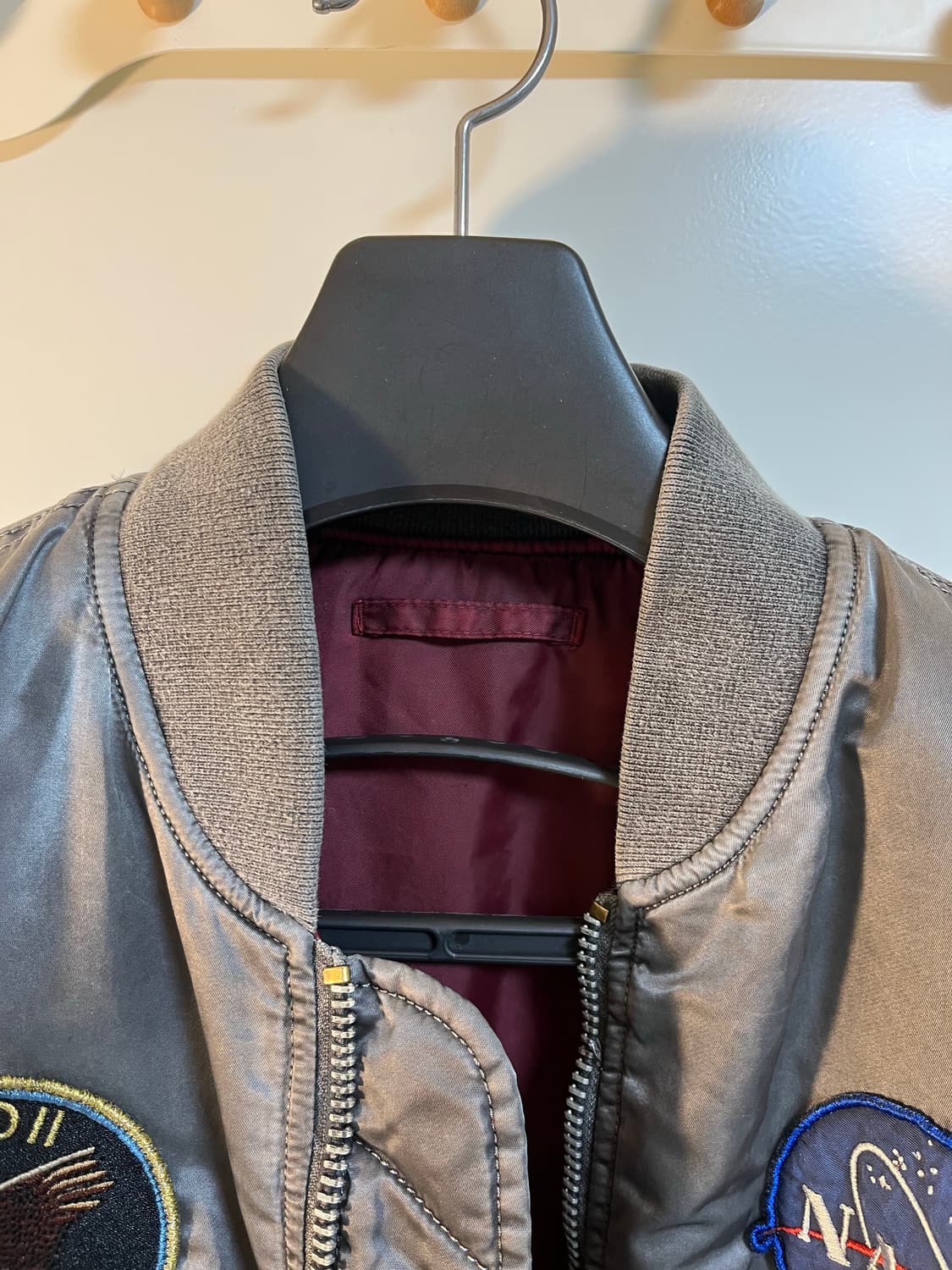 알파인더스트리 배틀워싱 아폴로 MA-1 항공점퍼 M 상품이미지7