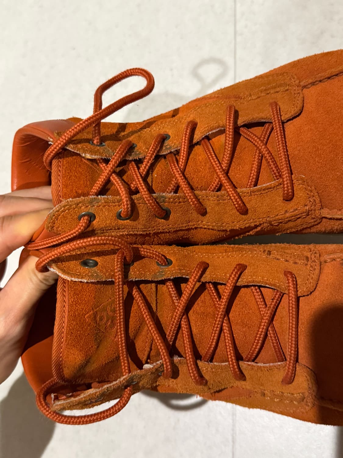 나이키 킹맨 레더 부츠 오렌지 280 상품이미지4