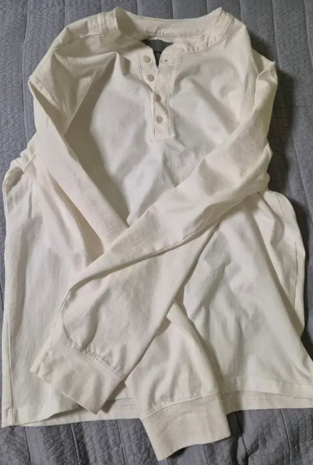 [2] 시도 아머 고트 헨리넥 롱슬리브 화이트 상품이미지3