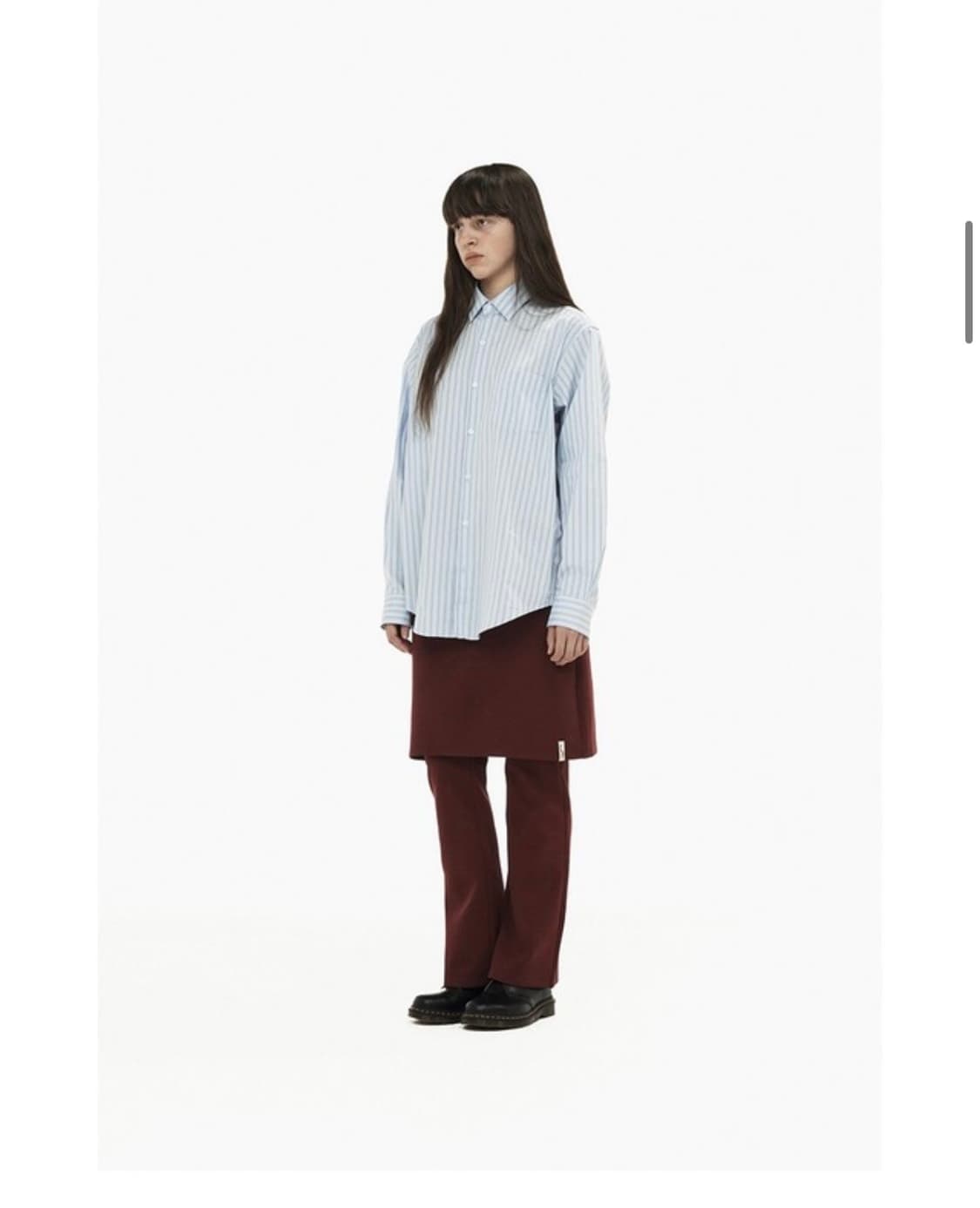옷장정리 파격세일 싱킹디퍼 Wide Stripe Shirt 상품이미지4