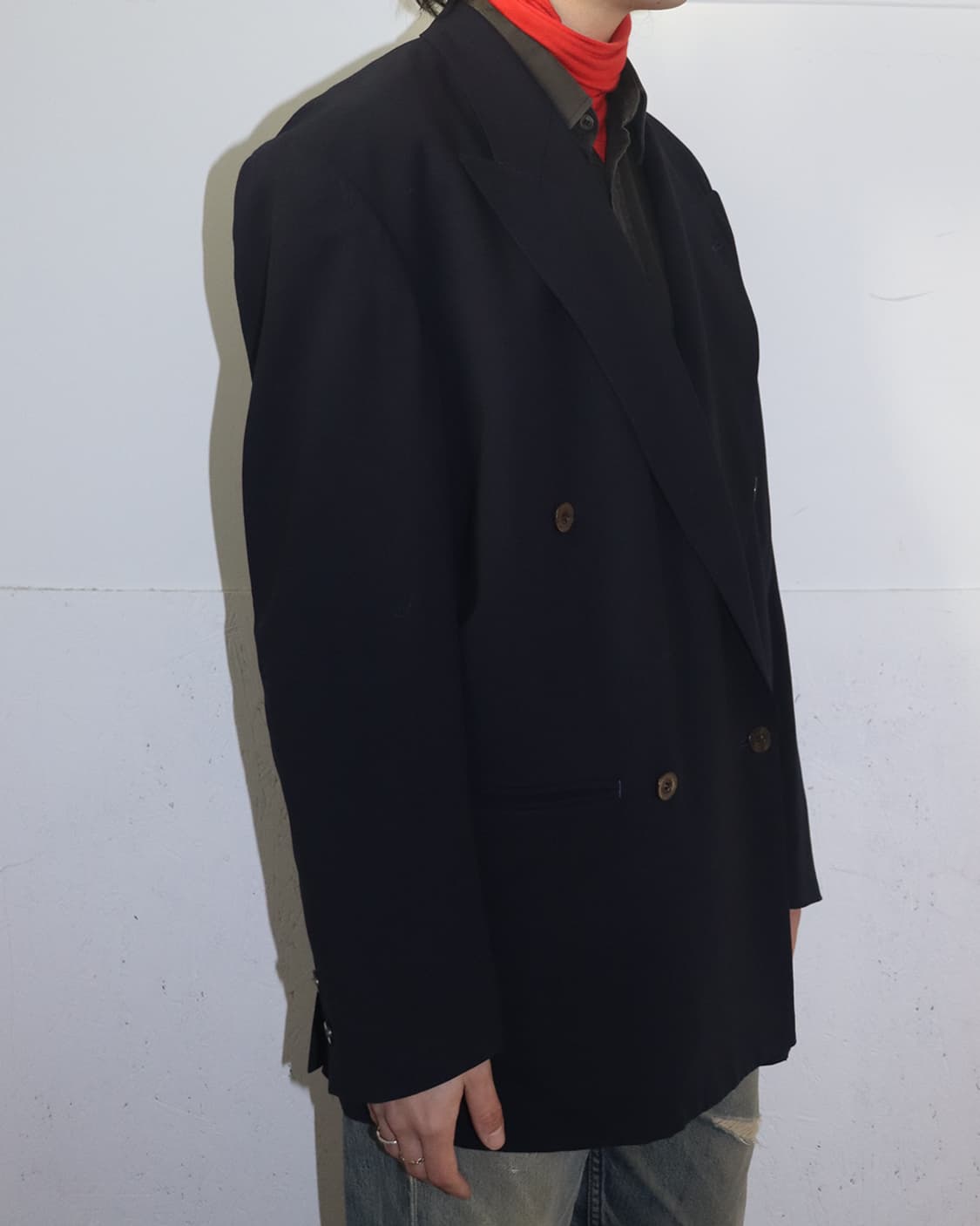 장폴고티에 오버사이즈 블레이저 네이비 상품이미지2