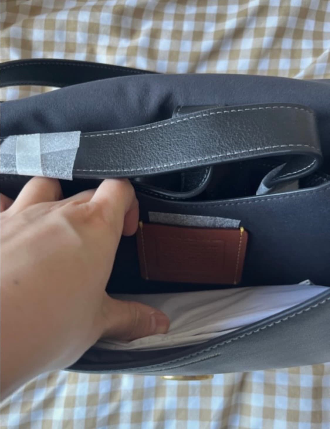 코치 태비 블랙 새상품 상품이미지8