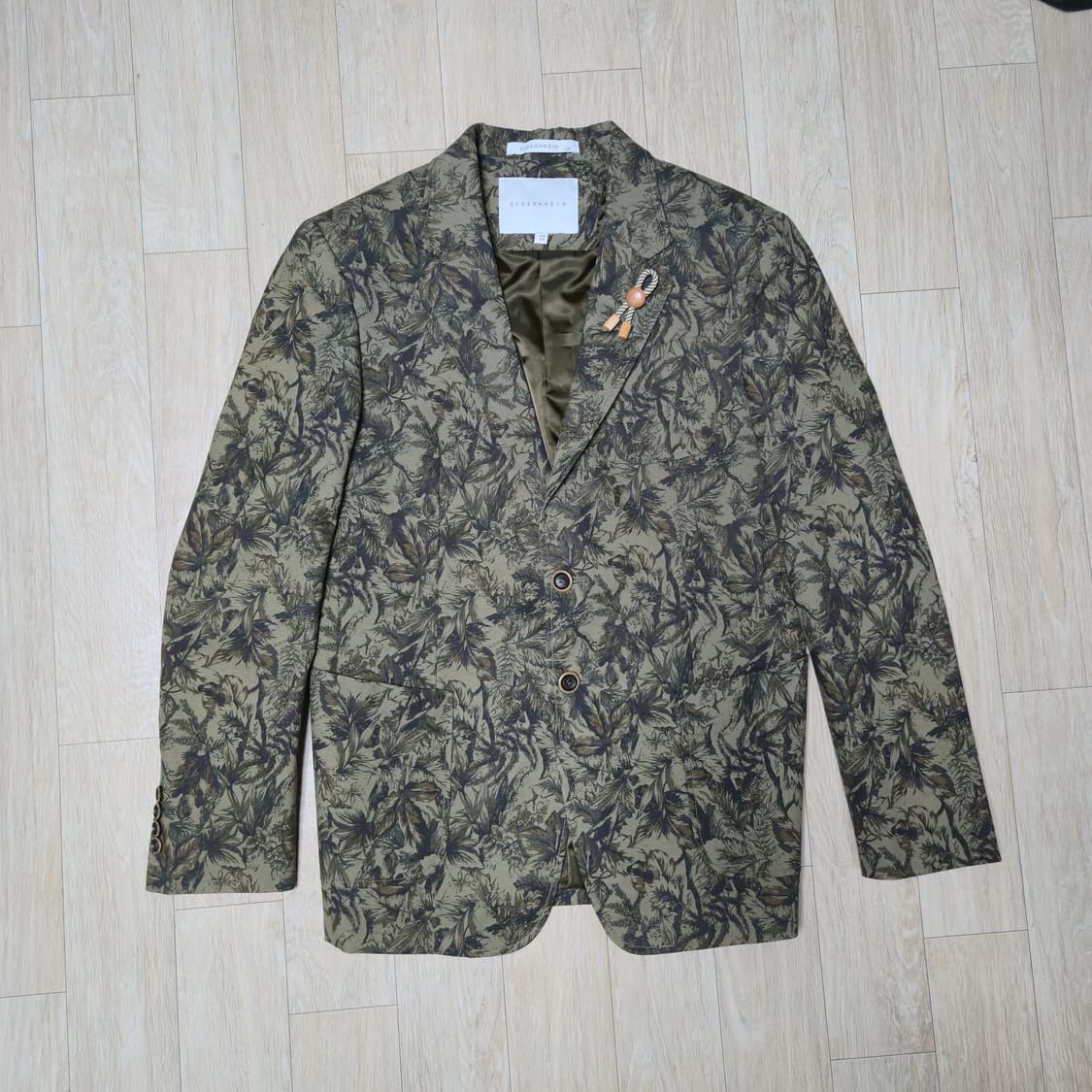 ZIO SONGZIO 면혼방 패턴 자켓 상품이미지1